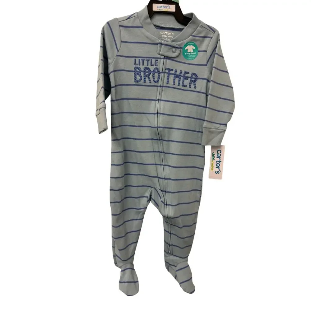 Carter's Child of Mine Baby Cotton One Piece Sleep N Play Sizes 6/9 Months